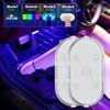 Car Ambient Light Enhance Car's Ambience with 7 Colors Rgb Automotive Light Self-adhesive Magnetic Suction Usb Rechargeable