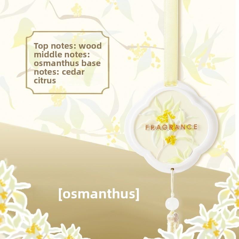 The Osmanthus Fragrance Hanging Yihe Golden Osmanthus Scented Gypsum Tablet Wardrobe Hanging Piece Keeps The Fragrance Lingering