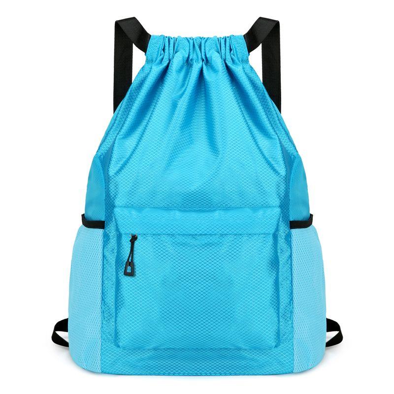 WTEMPO Outdoor Sports Bags Mommy Bags Large Capacity Lightweight Travel Backpack Couple Solid Color Versatile Zipper Backpacks