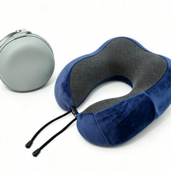 Slow Rebound Memory Foam U-Shape Neck Pillow for Travel