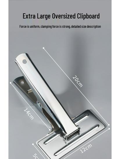 Extra Large Iron Clip for Binding and Organizing A4 Accounting Vouchers and Receipts