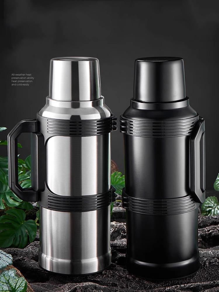 GIANXI Stainless Steel Portable Ooutdoor Thermal Bottle With Handle Large Capacity Camping Sport Kettle Camping Kitchenware