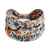 Halloween Print Headbands Women Girls Fashion Hair Bands Skull Vintage Cross Turban Bandage Bandanas Hairbands Hair Accessories