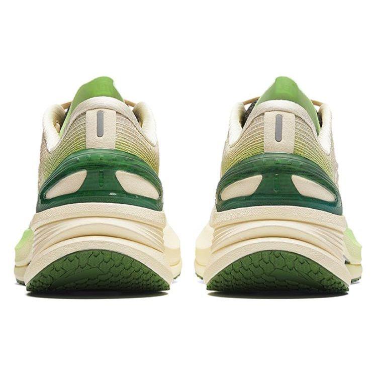 Anta Champion Running Shoes Pro - String Technology Shock Absorption Durable Low Top Men Sneaker White Green 112425563-4