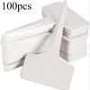 100pcs T-shaped Flower Label Sign, Succulent Plant Orchid Potting Waterproof Marking Sign Label Card