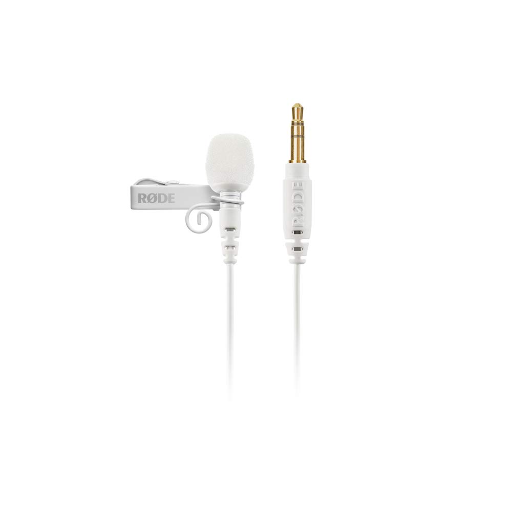 RODE Microphones Lavalier GO White 3.5mm TRS Lavalier Microphone