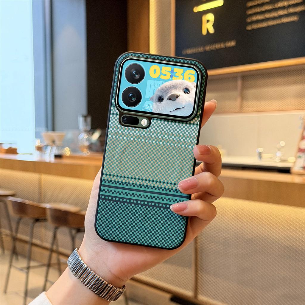 Carbon Fiber Magnetic Phone case For Xiaomi 17 Pro Max 17Pro 15T Shockproof Strap Stand Protection Slim Wireless Charging Cover