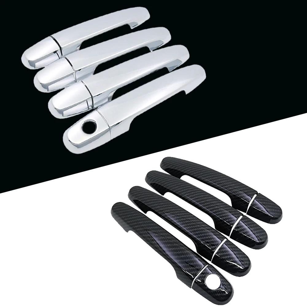 Carbon Fiber Car Handle Or Chrome Door Cover for Toyota Boon Passo Perodua Myvi Subaru Justy Daihatsu Sirion M300 2004~2010 Car
