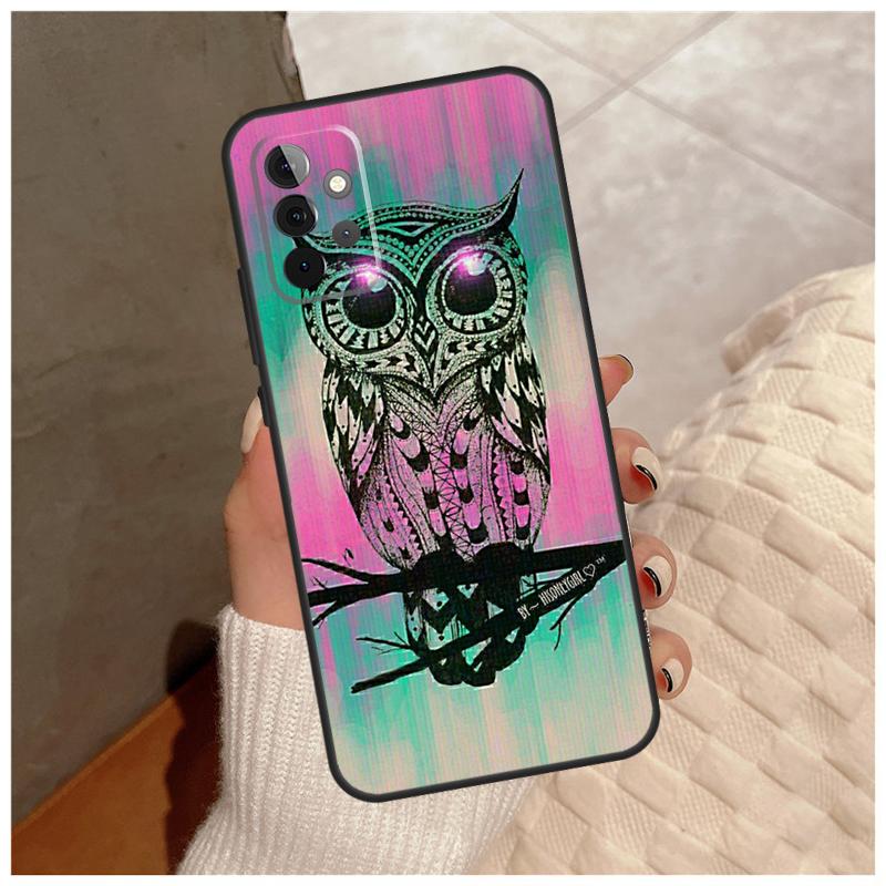 Cute Cartoon Owl For Samsung Galaxy A12 A32 A52 A22 A16 A26 A36 A56 A06 A55 A35 A15 A54 A34 A14 A13 A53 Case