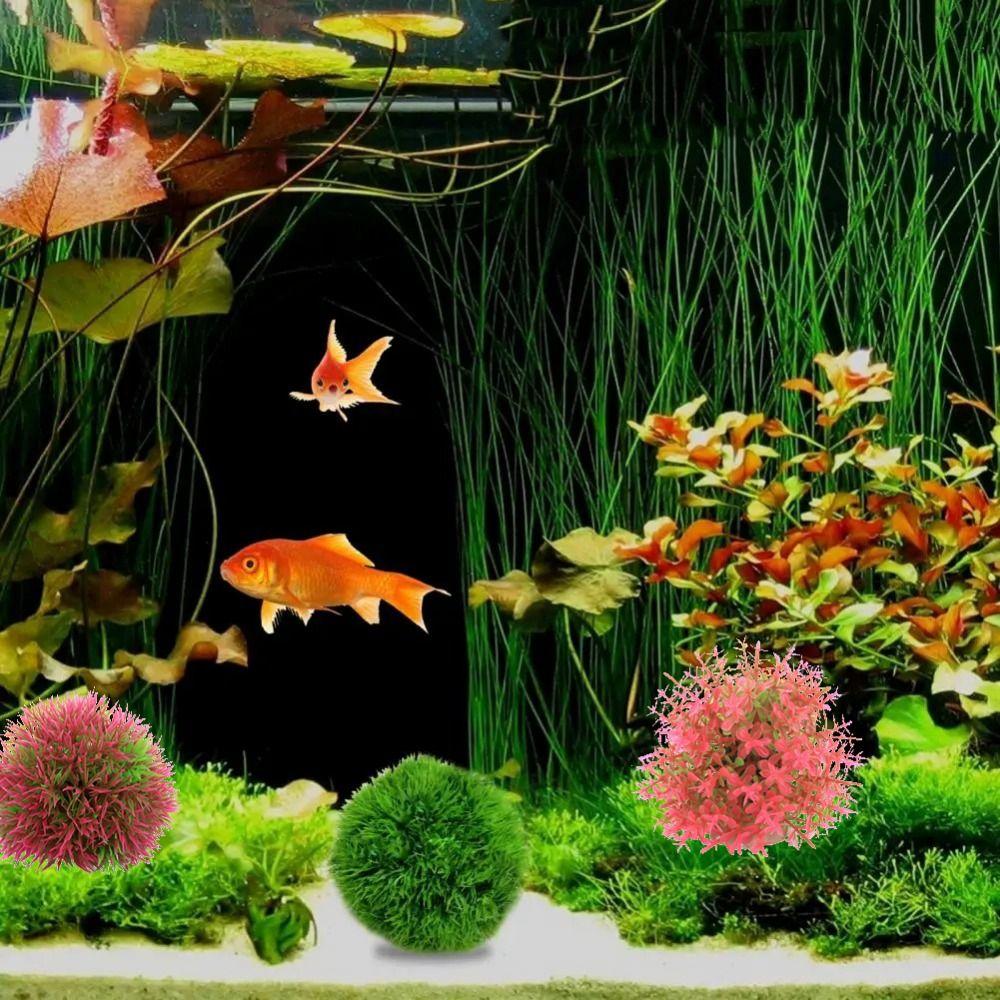 Simulation Water Grass Ball Realistic Artificial Water Plants Aquatic Plants Ball Home