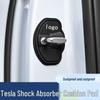Tesla Door Lock Shock Absorbing Pad for Model 3/Y/S/X - Refreshed Car Door Lock Buckle Cover