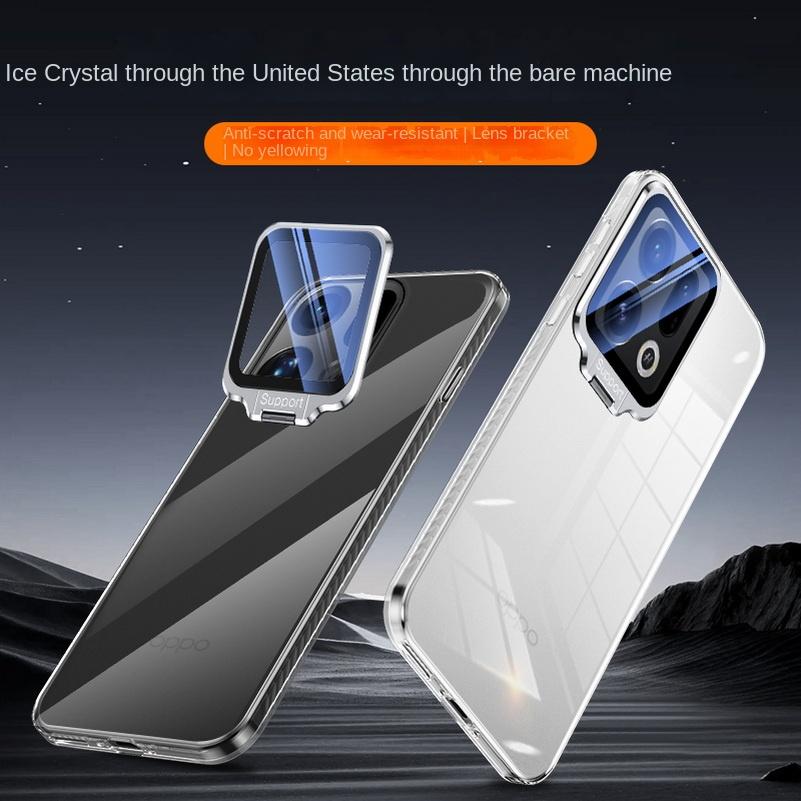 Transparent Anti-yellowing Metal Lens Glass Protective Lens Case For OPPO Find X9 Pro x9 find X8 Ultra X8s + X8 pro Reno14 Cover