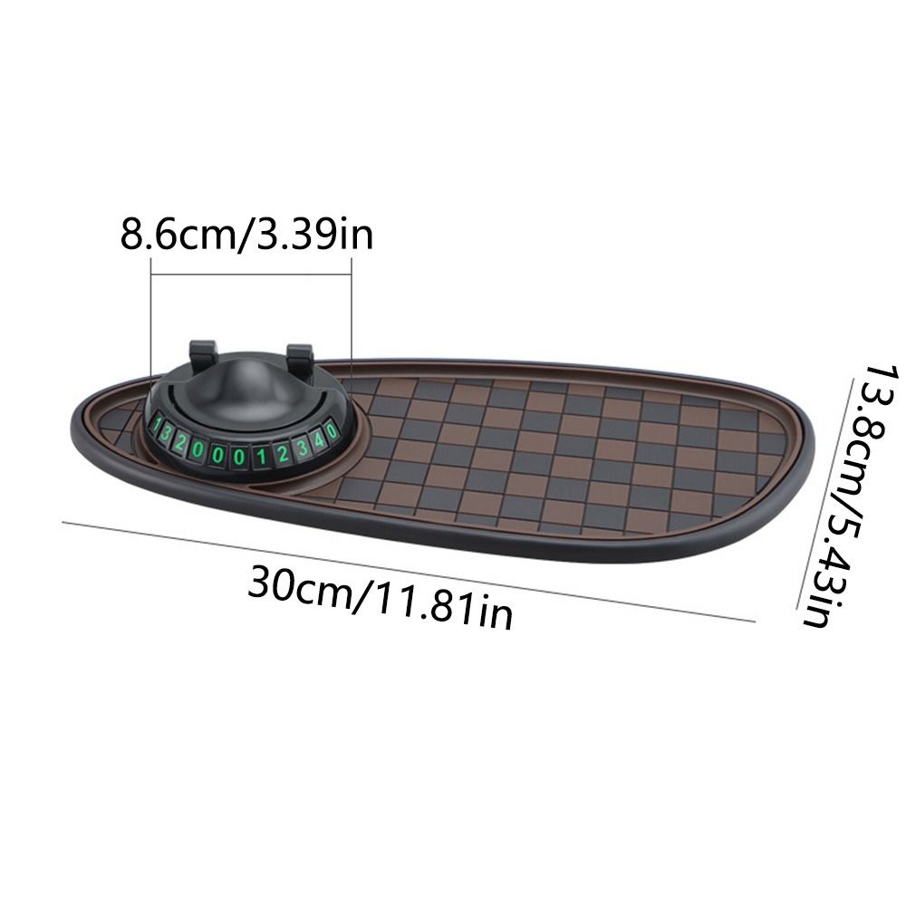 Stable Car Dashboard Phone Holder 360-Degree Rotation Auto Phone Stand  Keys