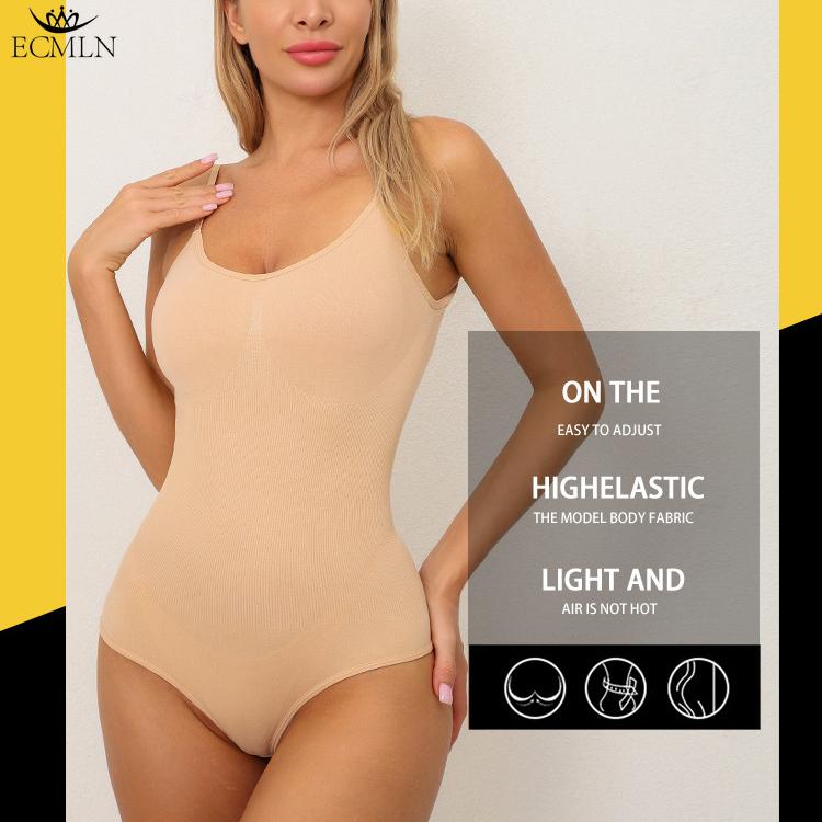 Women Thong Bodysuit Full Body Shaper Tummy Control Shapewear