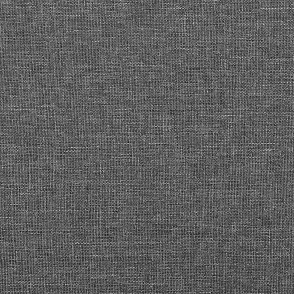 Vidaxl Zagłówki Do Łóżka, 2 Szt., Ciemnoszary, 90X5X78/88 Cm, Tkanina