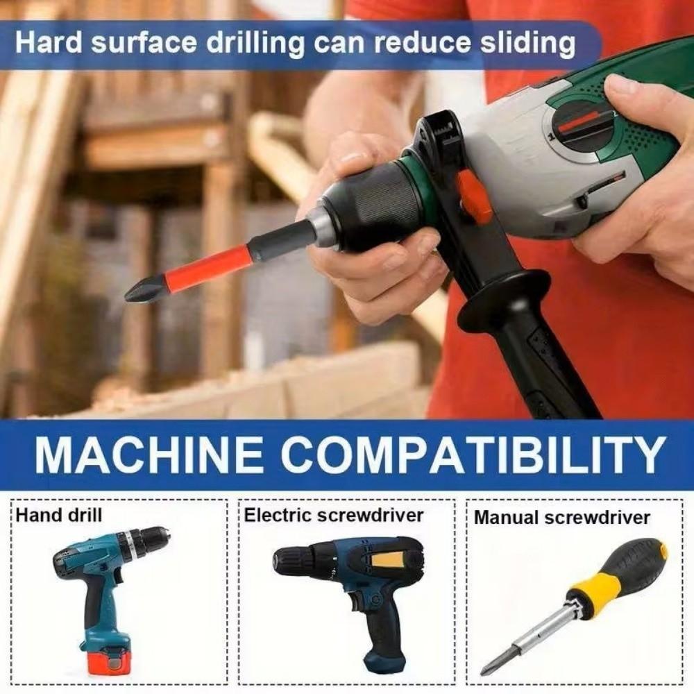 12 Pieces Hex Shank Magnetic Batch Head S2 Zinc Zinc Alloy Steel Electric Screwdriver Bits Power Hand Tools