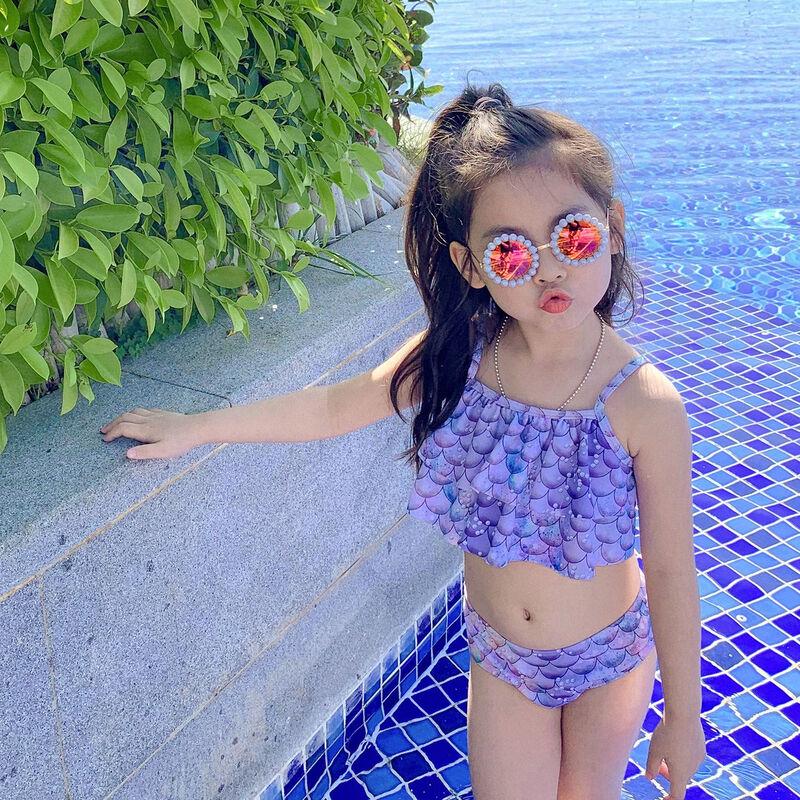 Conjunto de Bikini de Sirena para Niñas