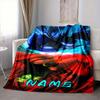 Custom 1pc Sonic Characters Celebration Blanket, Soft And Comfortable Blanket, Casual Warm, Camping Travel Blanket, Birthday Gift Q912186