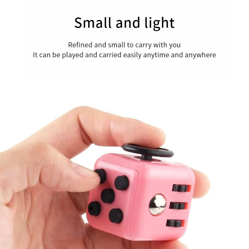 Fidget Cube Antistress Toys Hand Pinching Venting Anti Anxiety Games Kids Gift 6Sided Playable Decompression Finger Tip Dice