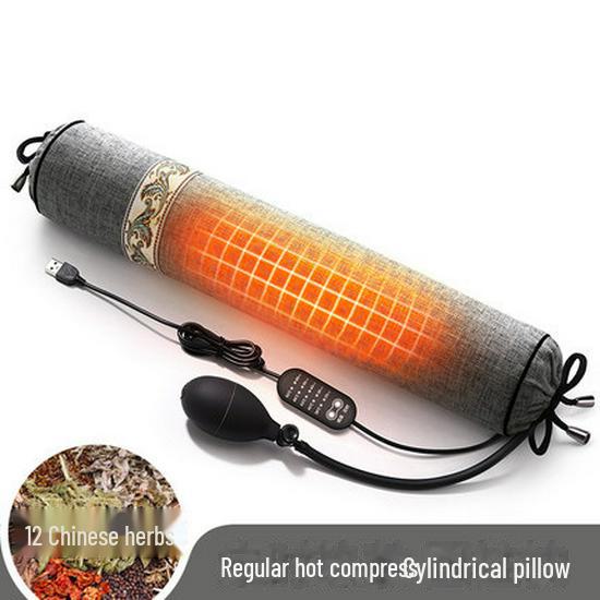 

Подушка для шеи для облегчения сна: Поддержка шеи с гречихой, кассией и полынью и китайскими травами 52x11