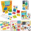 Face Wooden Changing Rubiks Cube Building Blocks With Challenge Cards Gift For