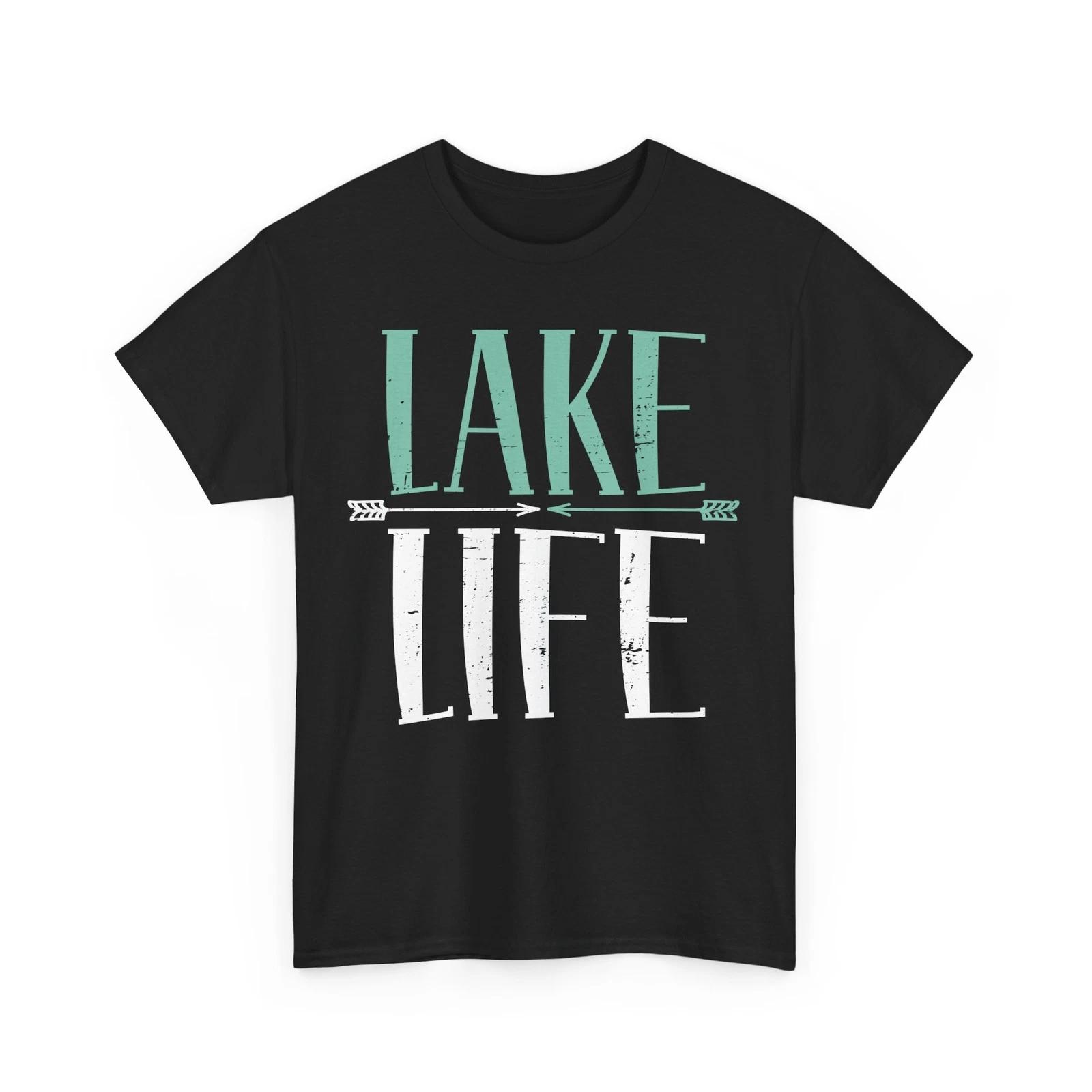 

Lake Life Shirt, Lake Boating Fishing Lovers Women Men Vintage T-shirt 2XL