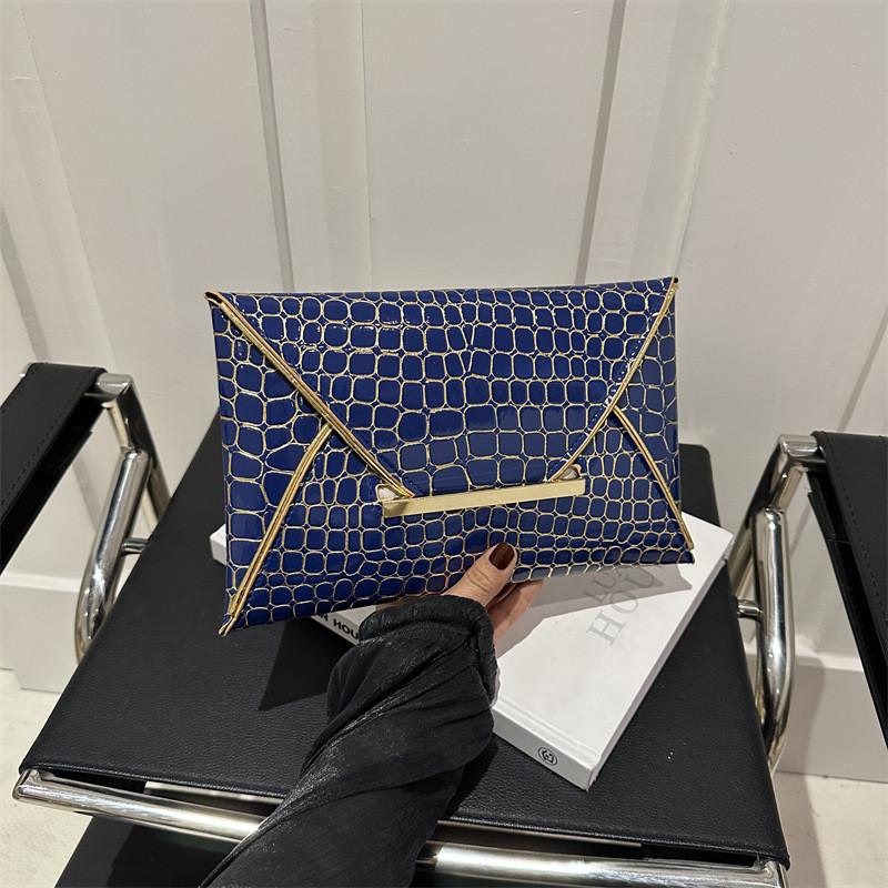 

Stylish Korean Vintage Minimalist Handbag For Women Perfect For Spring Commute синій