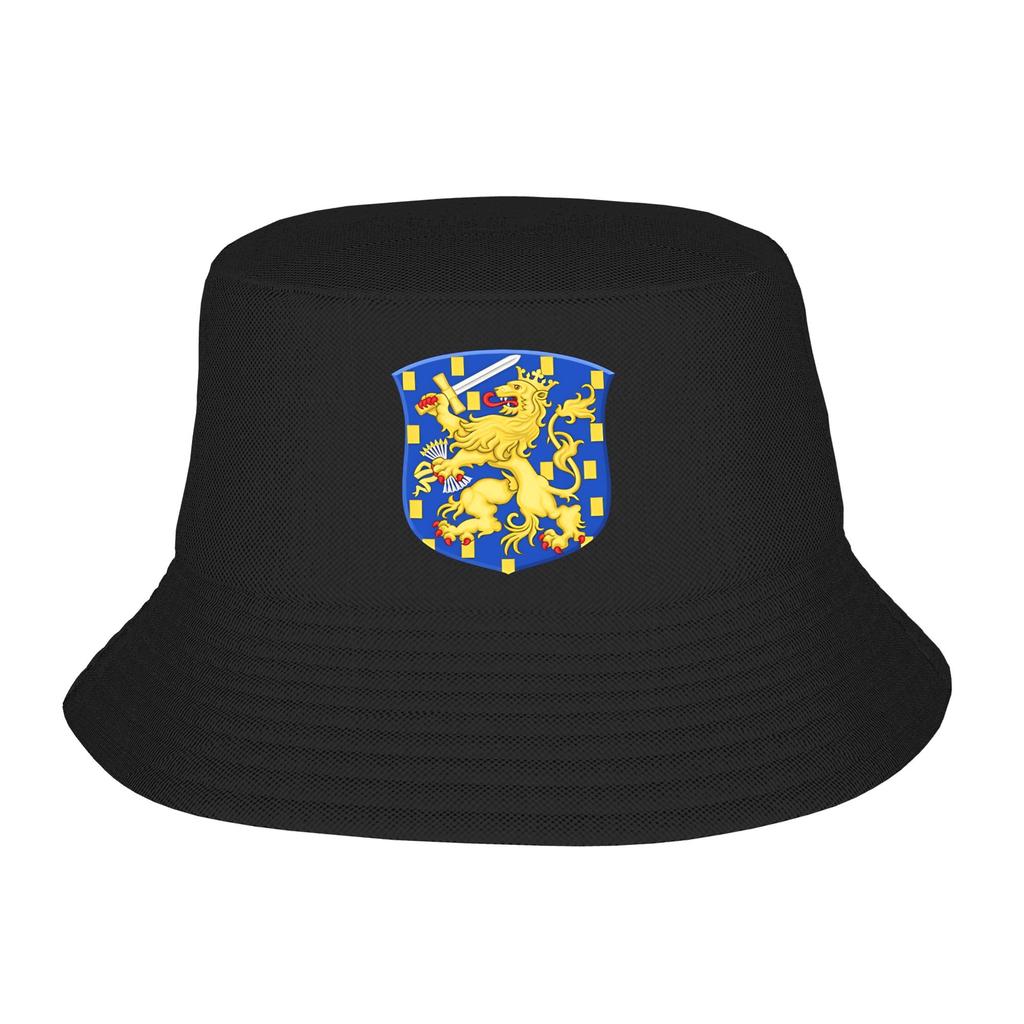 Netherlands Bucket Hat  Outdoor FisherUnisex Caps For Unisex Retro Hunting Sun Hats Foldable Graphic Cap