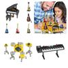 Brickpals Music Series Compatible Piano And Guitar Set For Kids