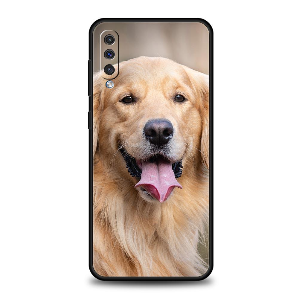 Golden Retriever Friend dog Phone Case For Samsung Galaxy A52s A12 A32 A50 A70 A20E A20S A10S A22 A30 A40 A53 5G A02S A04s Cover