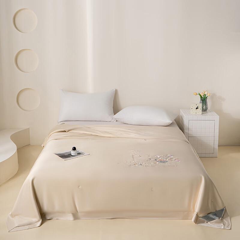 FIRS Tencel Embroidered Tussah Silk Quilt 200x230cm