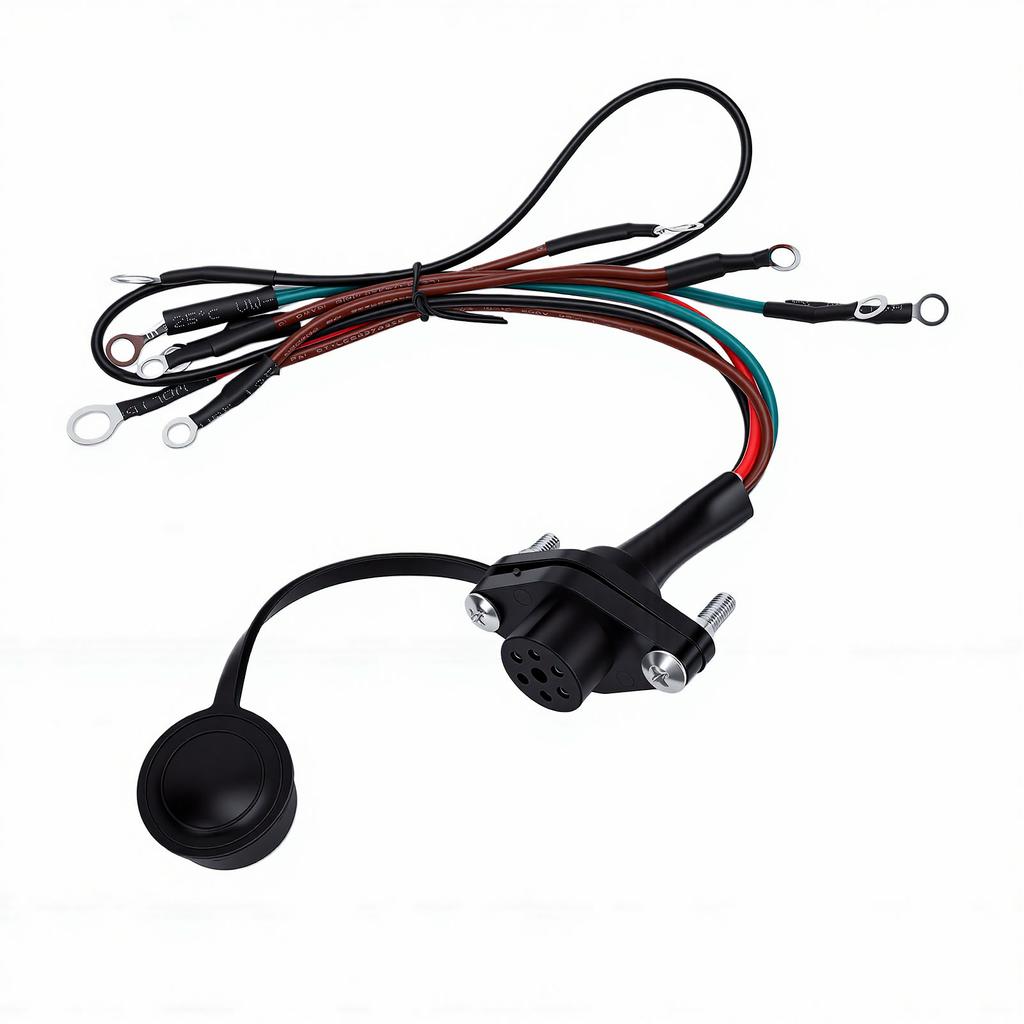 Winch Connector Socket Harness 39886 Heat Proof Sealing Replacement for Warn 9.5cti 9.5ti 9.5si 16.5ti