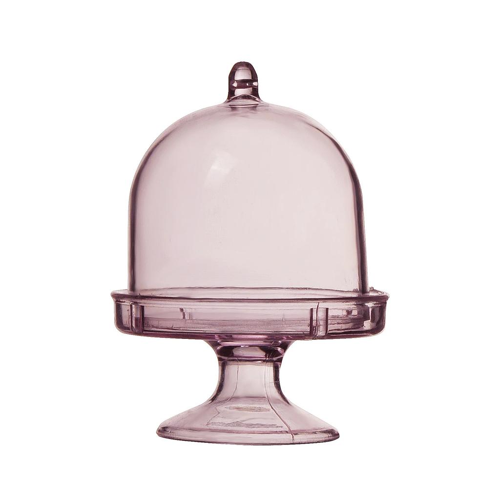 4/12pcs Clear Plastic Mini Candy Cupcake Boxes Wedding Gift Box Party Dessert Macarone Display Stand Tray With Lid Table Decor