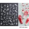 Nail Sticker Geometric Pattern Shining Star Moon Back Adhesive Nail Decals