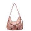 Multi Pocket Solid Color Handbag Single Shoulder Underarm Bag Backpack Fashion