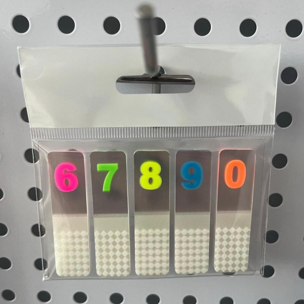 Transparent Sticky Note Strips: Fluorescent Color Arrows, Strong Adhesive, Reusable Index Stickers
