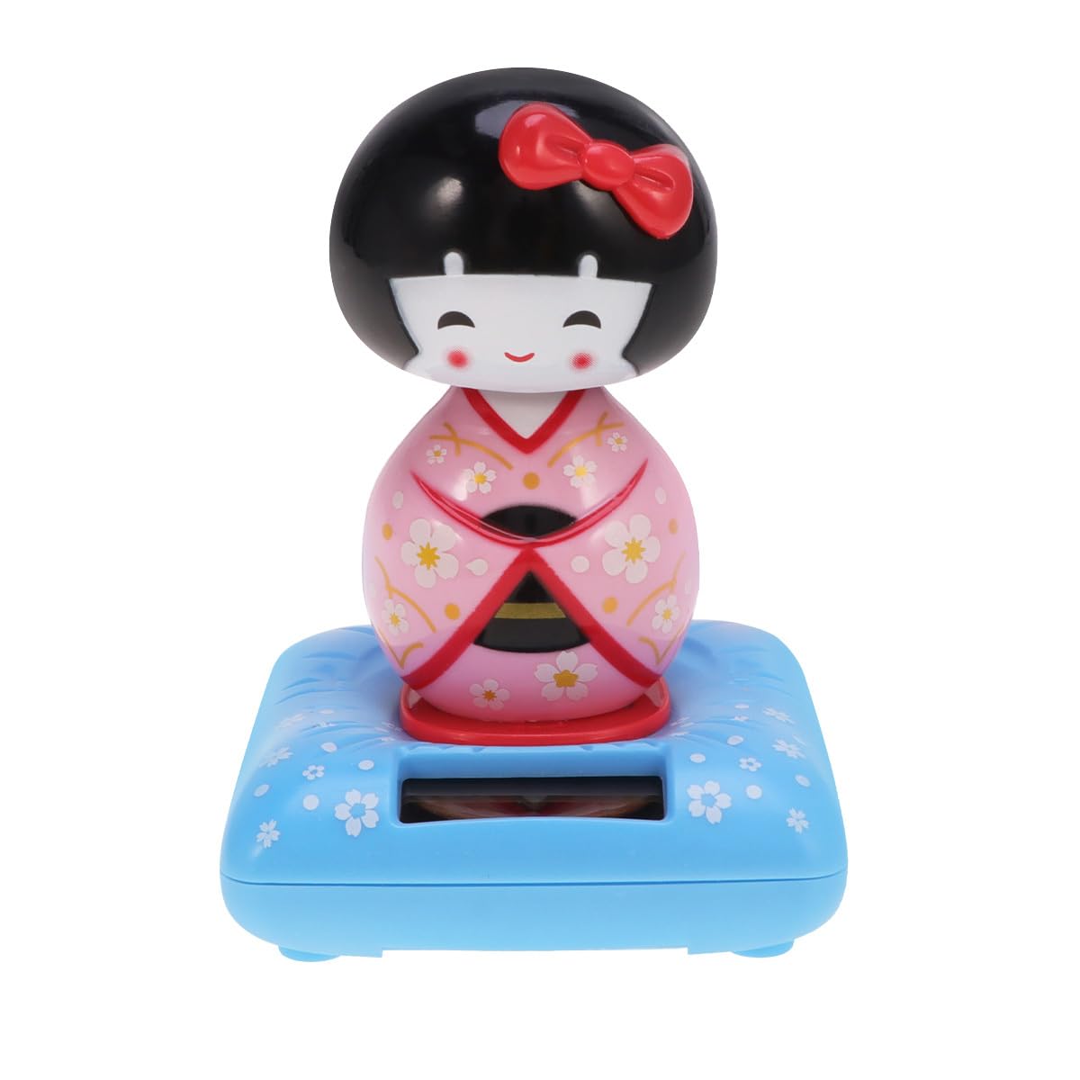 

Swaying Kimono Solar Small Interior Desktop Car Decoration Solar-Powered Figurine, Maiko, Powered, Decoration, Ornament, розовый