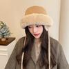 Thick Bomber Hat Windproof Ski Russian Cap Outdoors Ushanka Fur Hat  for Men Women