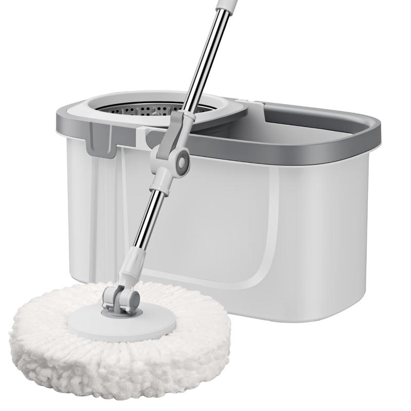 Mayflower Hands-Free Spin Mop with Bucket