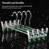 10PCS Pant Hangers Heavy Duty with Adjustable Clip Shorts Hangers Non Slip Saving Space for Hanging Trousers/Socks/Skirts/Coats