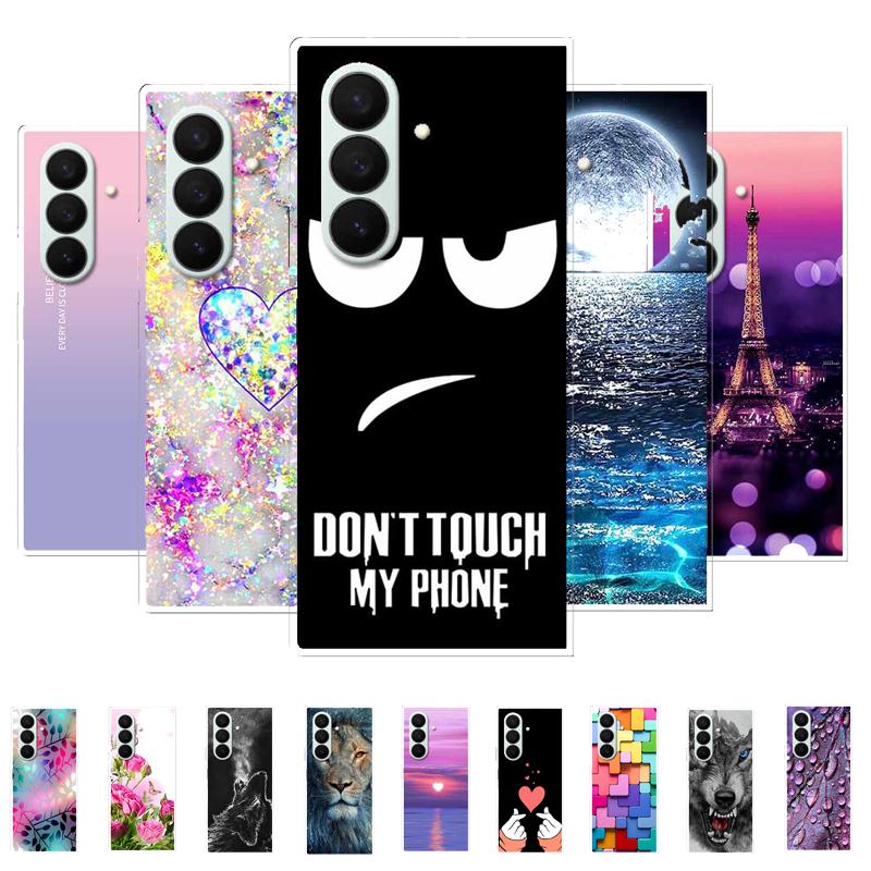 Etui Na Samsung Galaxy Fold 7 Etui Fajne Kosmiczne Zwierzęta Przezroczyste Twarde Etui Na Telefon Na Galaxy Z Fold7 5G 2025 Tylna Pokrywa Z fold7 Capa