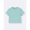GU by Uniqlo Girls Rib Crop Logo T Jr