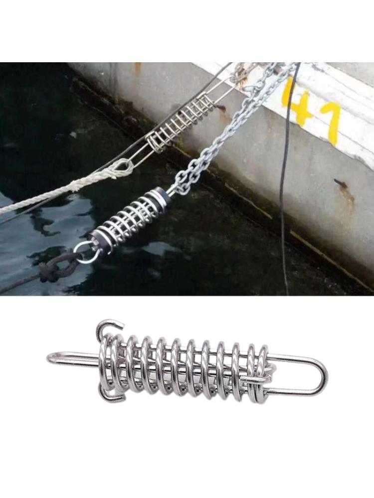 Boat Docking Mooring Spring Stainless Steel 316 Damper Snubber Marine Springs Corrosion Resistance Anchor Mooring Device