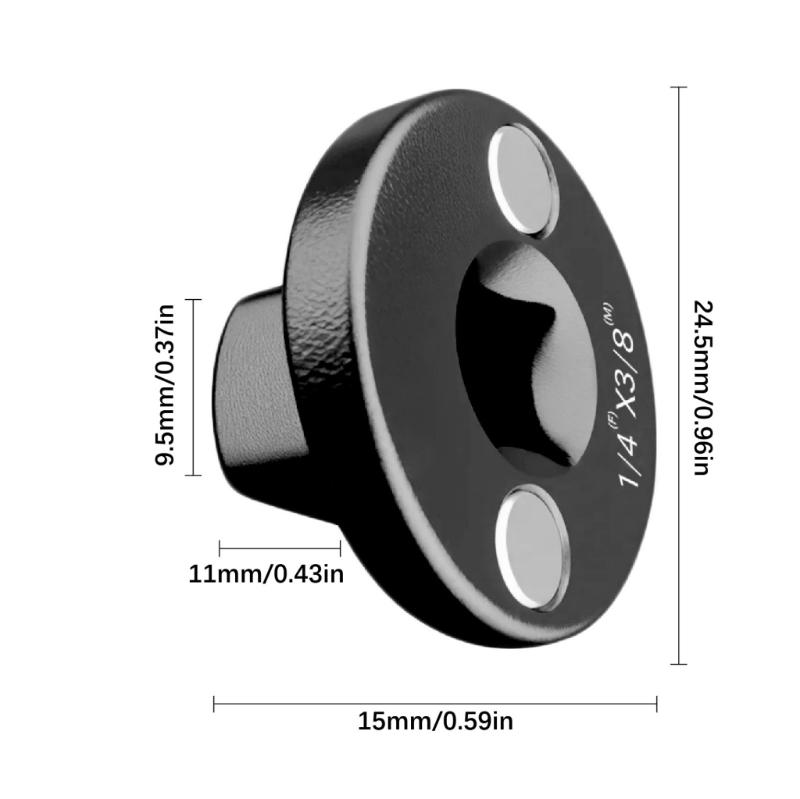 Universeller flacher Steckschlüsseladapter mit magnetischer Kupplung, Ratsche für schnellen Werkzeugwechsel