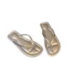 Large size flip-flops women's summer outer wear fashion 2025 new flat bottom clip toe sandals beach shoes foreign trade