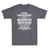 Sorry I Am Already Taken By A Freaking Awesome Guy Husband Retro Unisexs Tshirt