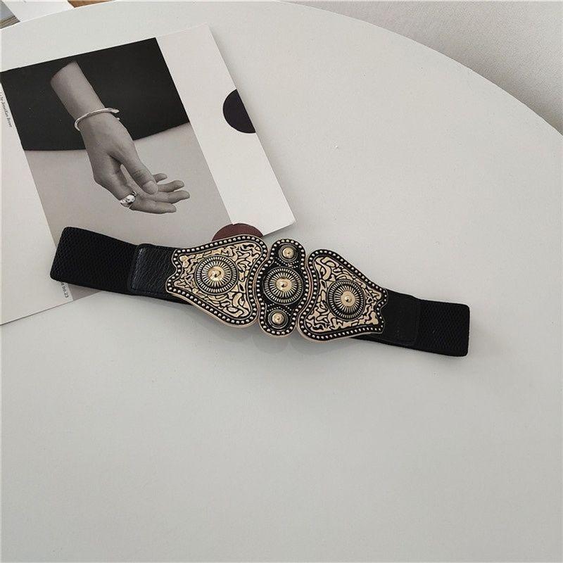 Ethnic Style Women's Decorative Waist Belt With Elegant Design For Retro Outfits