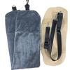 Refillable Travel Neck Pillowcase with Explosion-Proof Zipper and Storage Bag for Airplane Pillow or Clothing