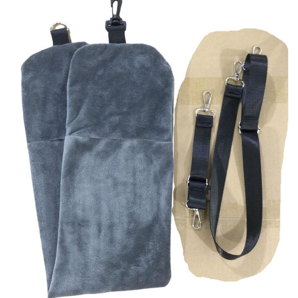 Refillable Travel Neck Pillowcase with Explosion-Proof Zipper and Storage Bag for Airplane Pillow or Clothing