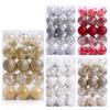 30pcs 6cm Christmas Ball Set Plastic Hanging Ornament Crafts Christmas Tree Pendant  New Year